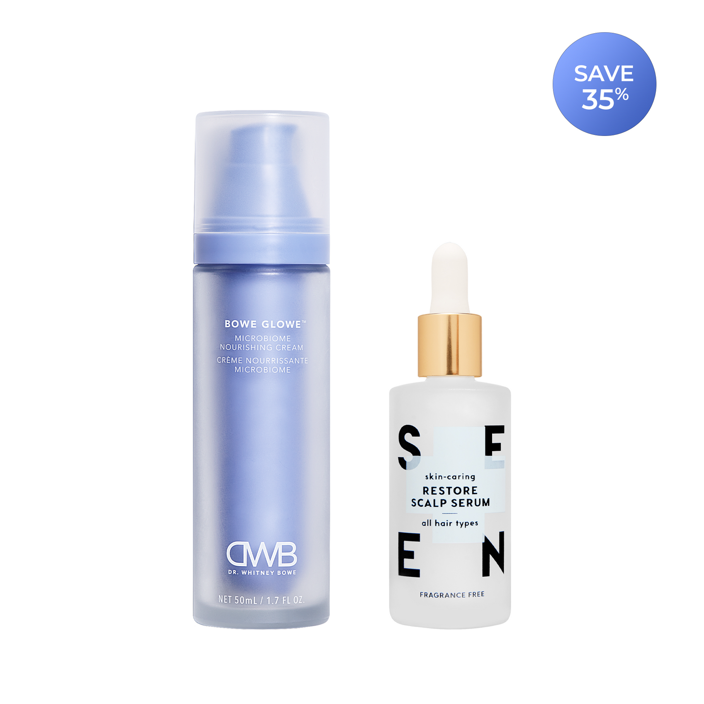 DWB Beauty x SEEN Skin + Scalp Barrier Duo